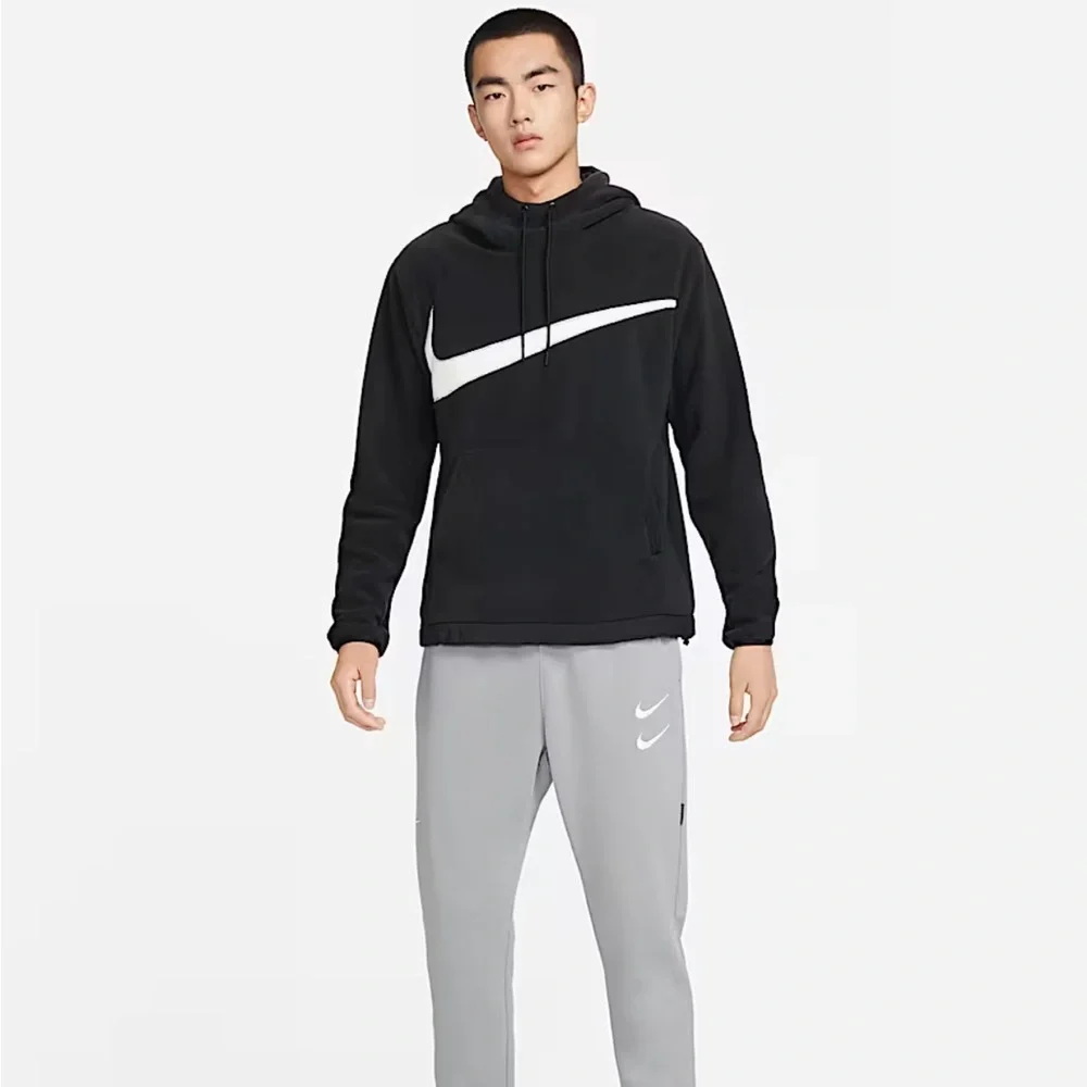 Nike Club Fleece Swoosh Pullover Hoodie Sweatshirt Size Small